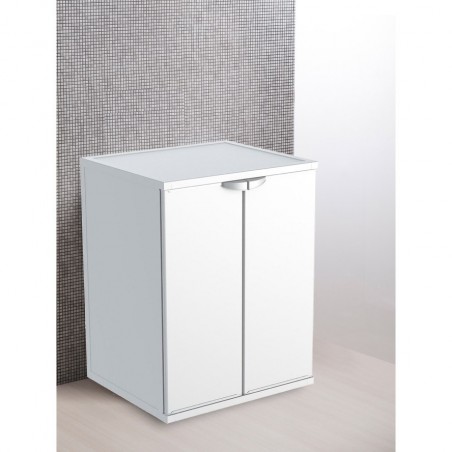 9239 Mueble en resina rígida para lavadora 57,5x68 cm Cierre magnético