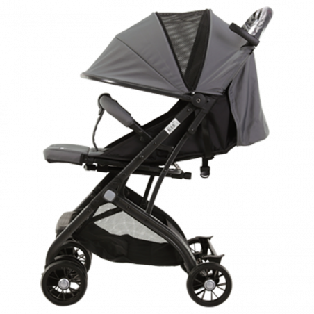 NU-C1-BK Carrito bebé NUNU' BUGSY OXFORD GRAY 516636 plegable y funda para pies