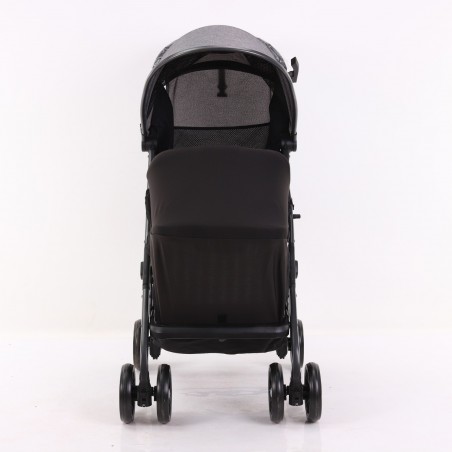 NU-K1-GR Carrito bebé NUNU' BUGSY Linen GRAY 516643 plegable con funda para pies