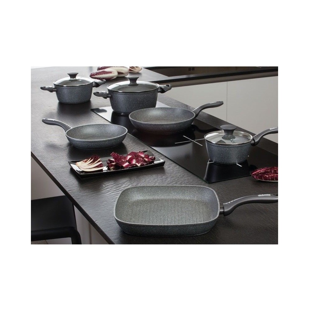 255003 Set de 3 Sartenes con tapas DGBavaria...