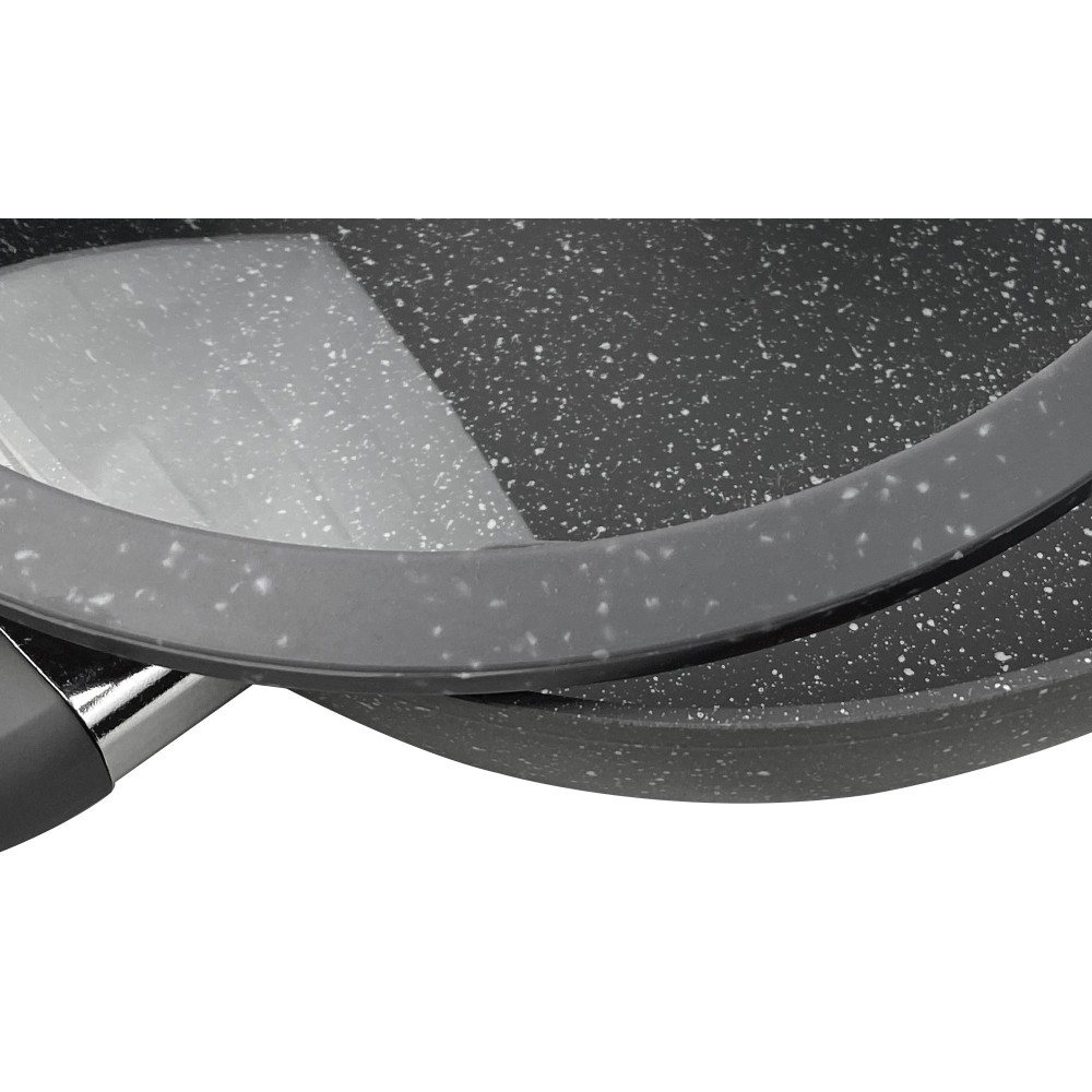 255003 Set de 3 Sartenes con tapas DGBavaria...