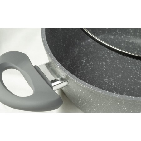 255012 Juego de batería cocina DGBavaria 9PZ piedra de inducción antiadherentes