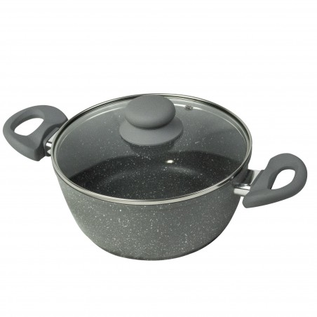 255012 Juego de batería cocina DGBavaria 9PZ piedra de inducción antiadherentes