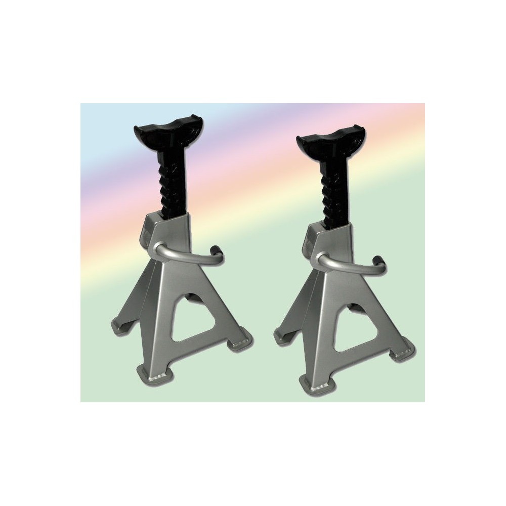 Pareja de 2 caballetes con altura regulable 3...