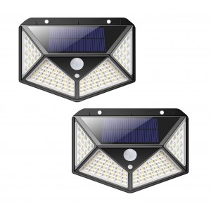 641006 2 lámparas de carga solar sensor de movimiento...