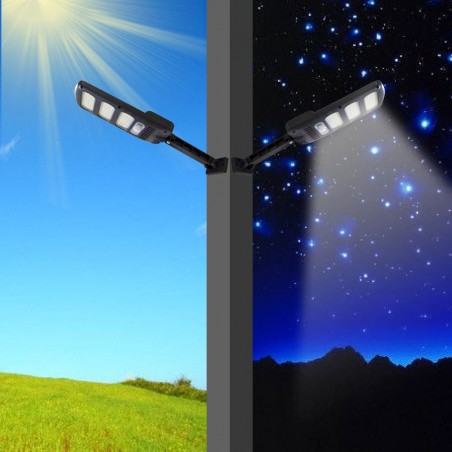 015018 Mini farola LED con carga solar con sensor de movimiento 5.5V 1.5W