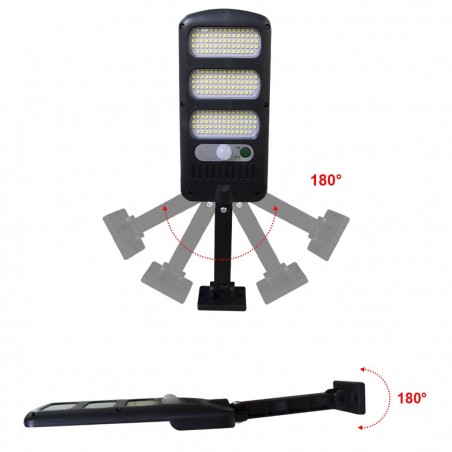 015018 Mini farola LED con carga solar con sensor de movimiento 5.5V 1.5W