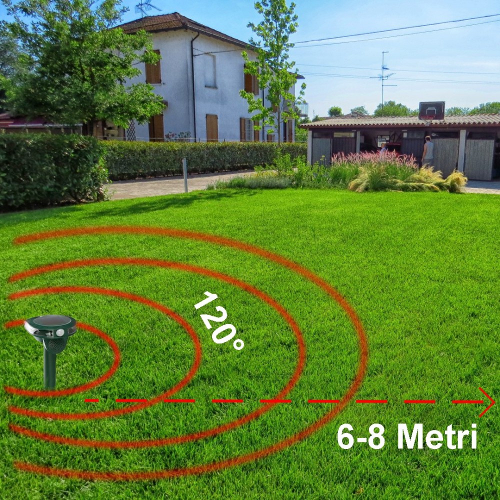 136271 Repelente por ultrasonido repele topos y...