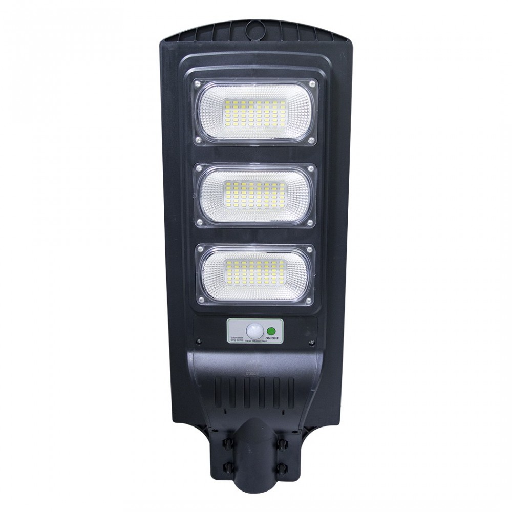 809002 Farola de carga solar mando a distancia y sensor crepuscular 90W 144LED