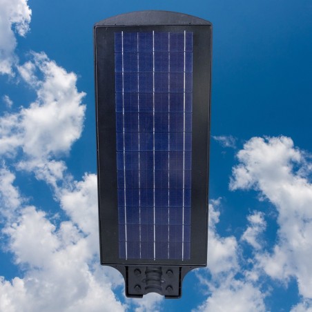 000107 Farola de carga solar mando a distancia y sensor de movimiento 20W 192LED
