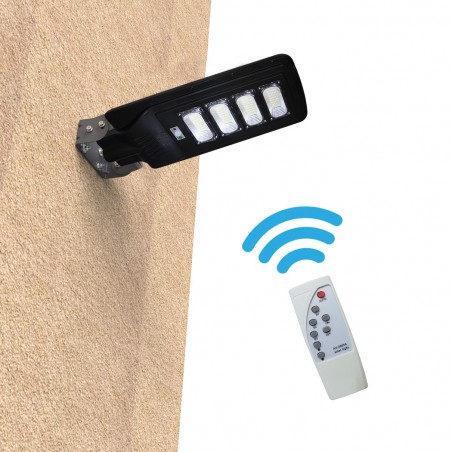 000107 Farola de carga solar mando a distancia y sensor de movimiento 20W 192LED