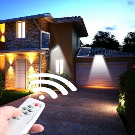 000114 Luz de carga solar con mando a distancia y soporte 60W