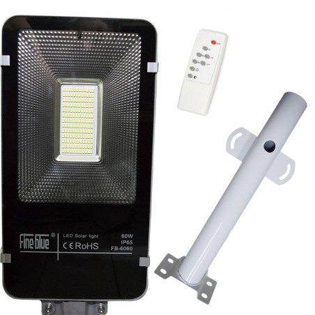 000114 Luz de carga solar con mando a distancia y soporte 60W