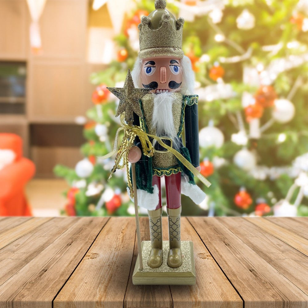 392001 Soldado cascanueces 40h cm con cetro...