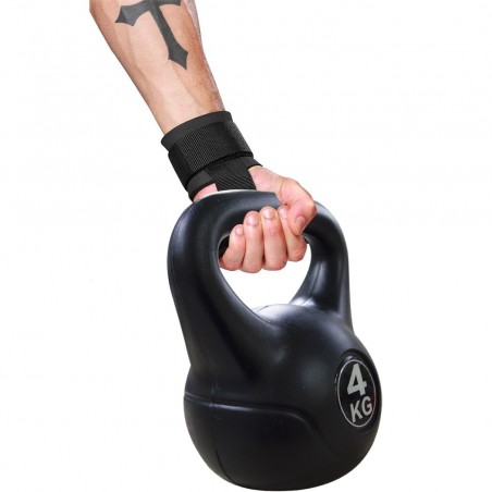 186946 Pesa rusa Kettlebell fitness 4kg en pvc con arena y mango anti-roce