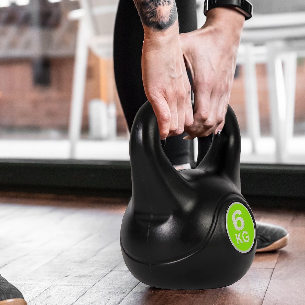 186953 Pesas rusas Kettlebell fitness 6kg en...