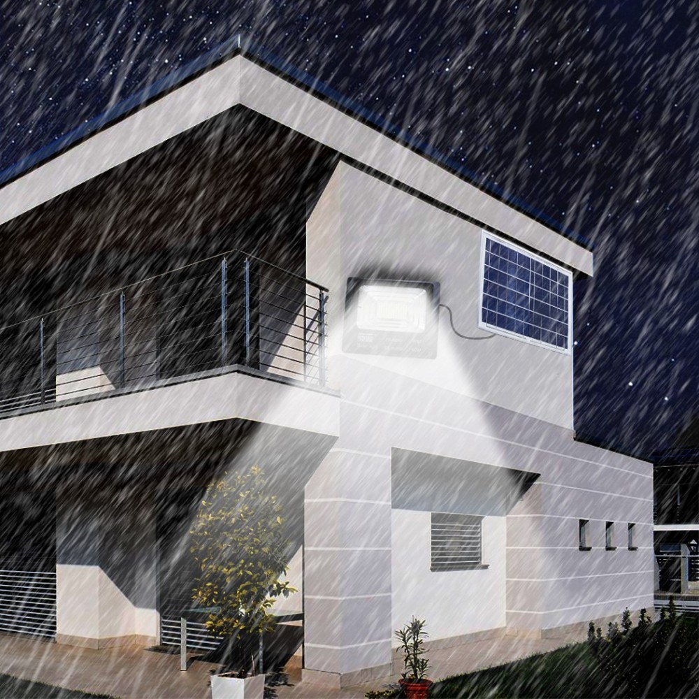 Luz led con carga solar 60W impermeable IP67...