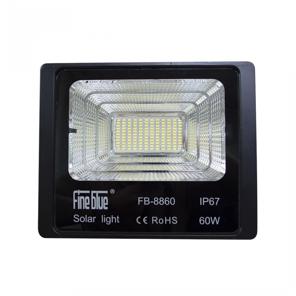 Luz led con carga solar 60W impermeable IP67...