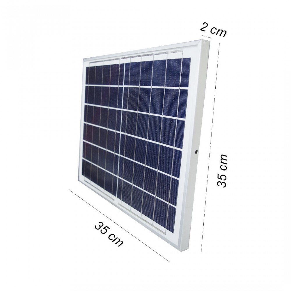 Luz led con carga solar 60W impermeable IP67...