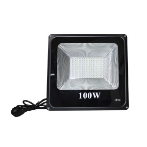 115844 Luz de exterior LED Faro para muros 100W...