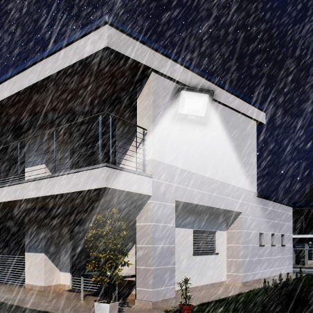 115837 Luz de exterior LED Faro para muros 50W impermeable IP66 6500K luz fría