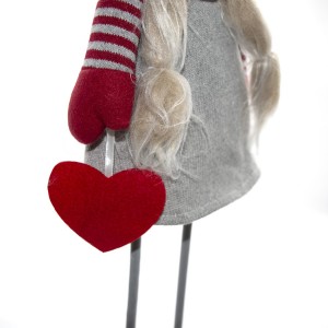 368008 Gnomo de poliéster 75hcm decoración navidad con... 2