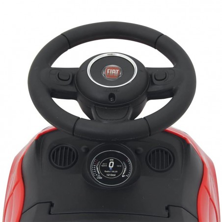 R7059 Coche de juguete bajo para montar Fiat 500 para niños 58x28x38 cm