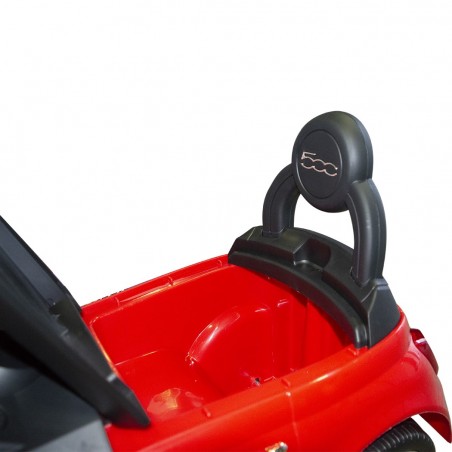 R7059 Coche de juguete bajo para montar Fiat 500 para niños 58x28x38 cm