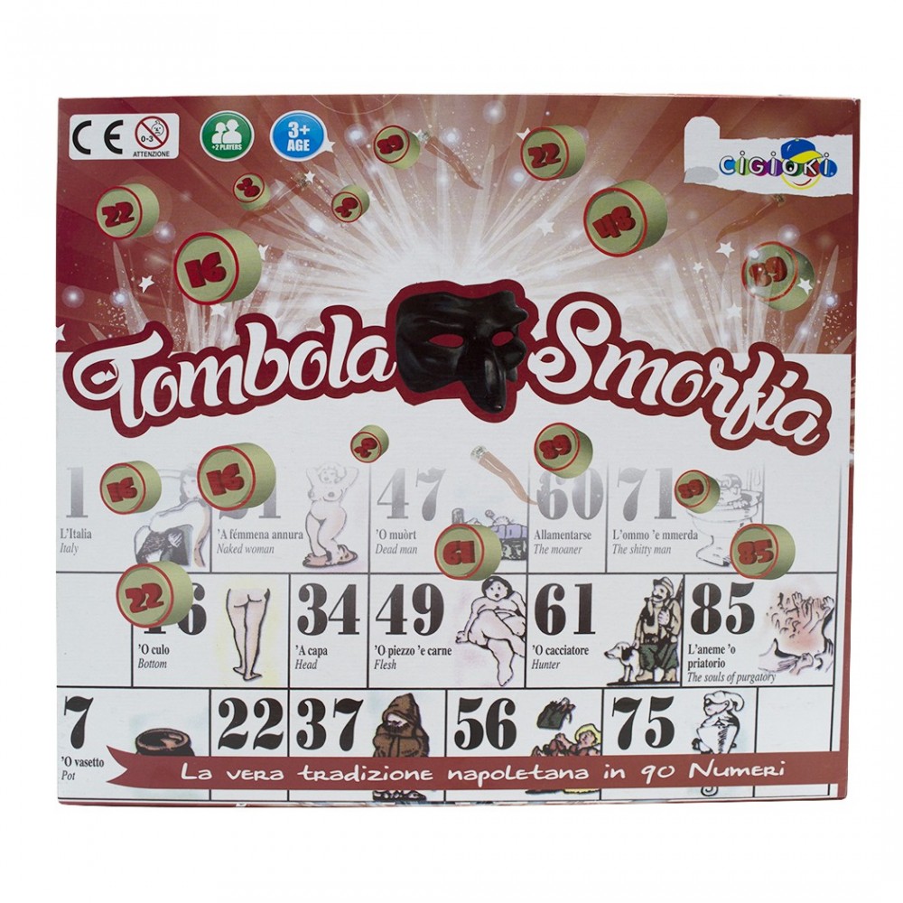 423192 Tombola smorfia napoletana con 90...