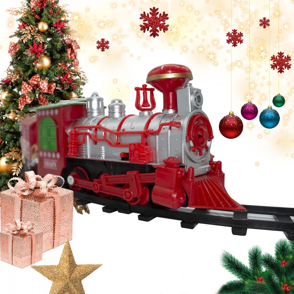 556234 Tren navideño y vía circunferencia de 75...