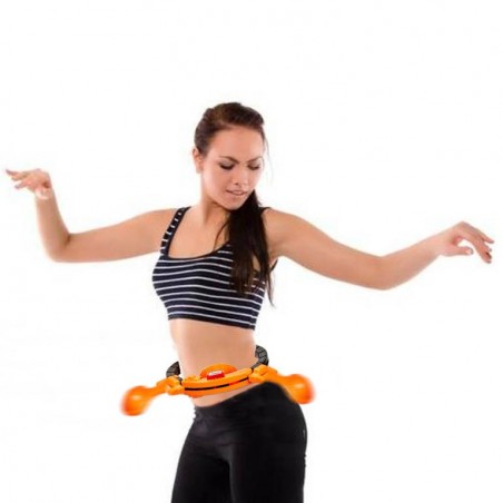 520228 Smart fitness hula hoop que no se cae rotación de 360 ° perdida de peso