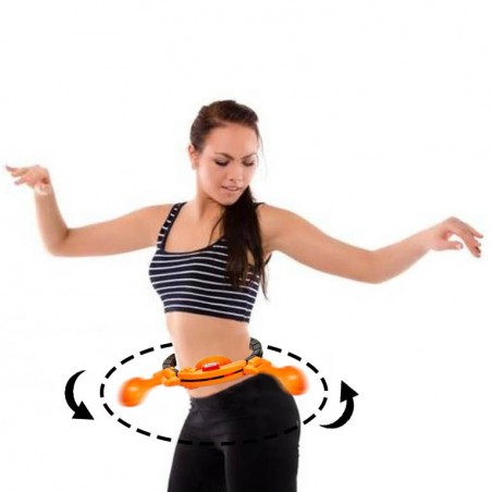 520228 Smart fitness hula hoop que no se cae rotación de 360 ° perdida de peso