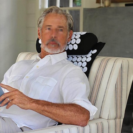 303302 Colchoneta y almohada de acupresión postura de espalda y relajar músculos