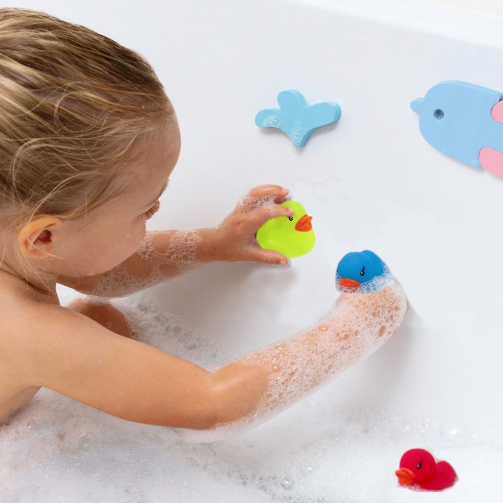 929910 Juego de 12 patitos de goma 5 cm para...