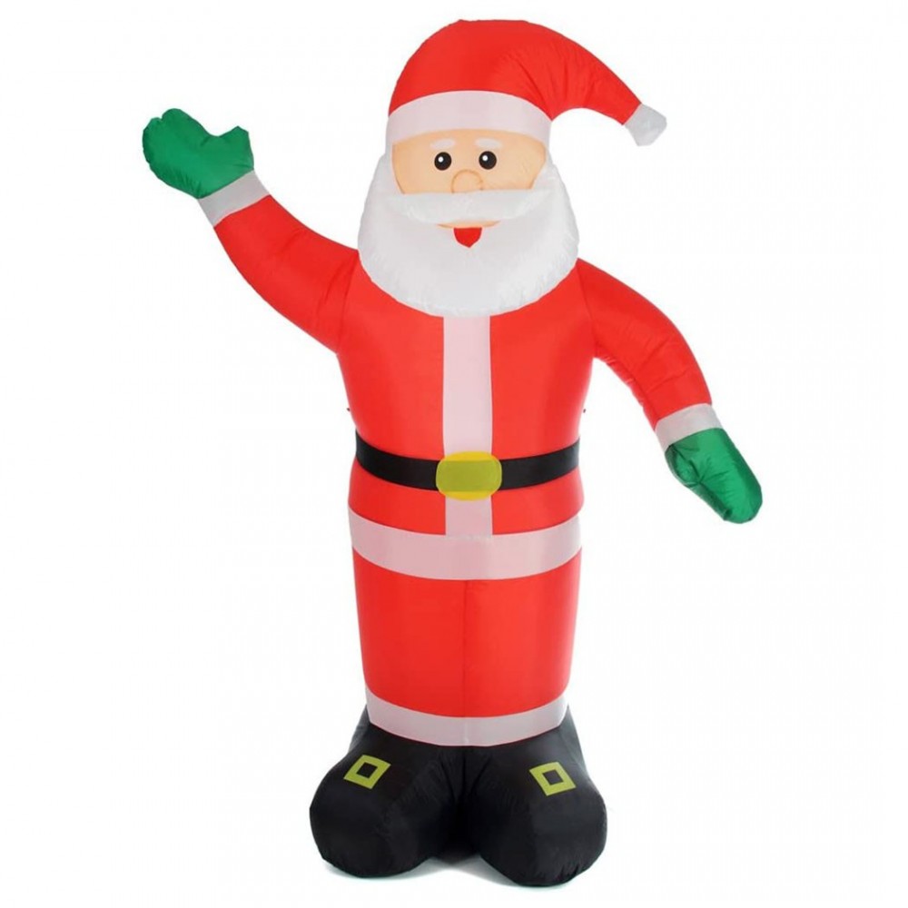 785219 Papá Noel hinchable 180h cm con protección IP44 iluminación LED