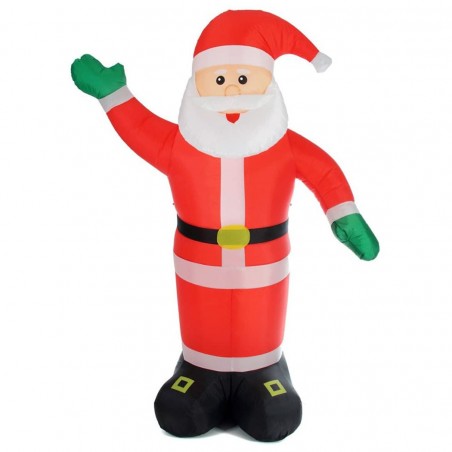 785219 Papá Noel hinchable 180h cm con protección IP44 iluminación LED