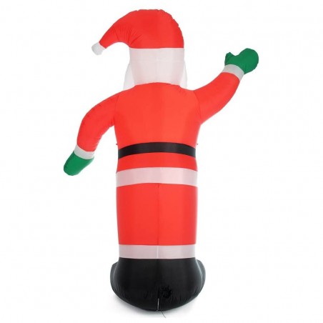 785219 Papá Noel hinchable 180h cm con protección IP44 iluminación LED