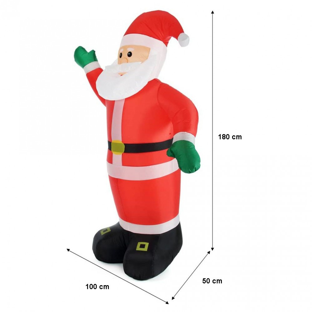 785219 Papá Noel hinchable 180h cm con...