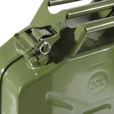 Depósito metálico 20L de capacidad para combustibles TUV GS líquidos y sin plomo