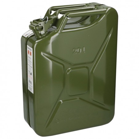 Depósito metálico 20L de capacidad para combustibles TUV GS líquidos y sin plomo