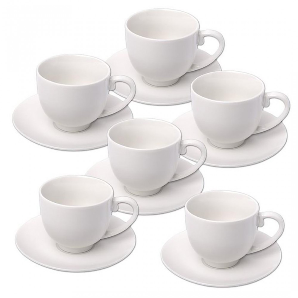 853581 Juego de 12 tazas y platillos para café...
