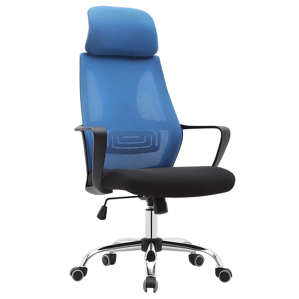 Silla de oficina ejecutiva Genius de acero transpirable con reposacabezas XL - Imagen 19 de 30