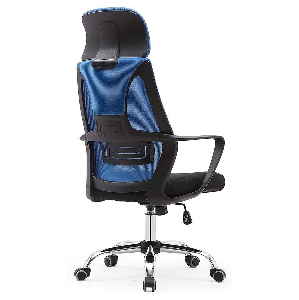Silla de oficina ejecutiva Genius de acero transpirable con reposacabezas XL - Imagen 21 de 30