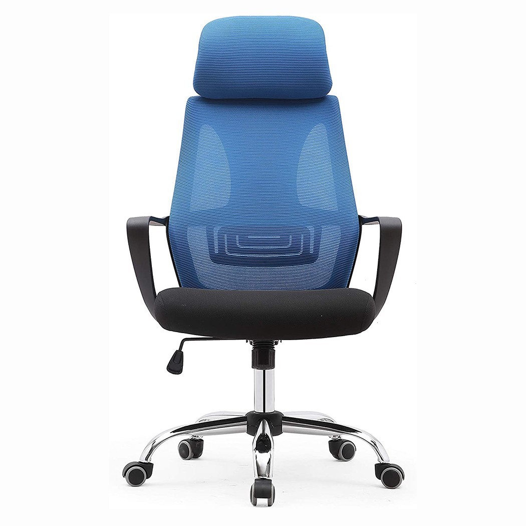 Silla de oficina ejecutiva Genius de acero transpirable con reposacabezas XL - Imagen 22 de 30