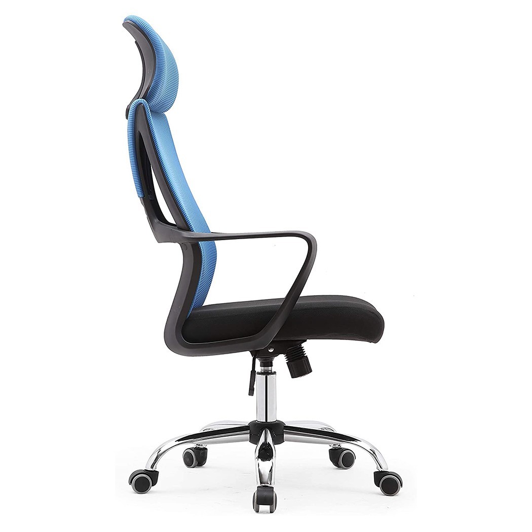 Silla de oficina ejecutiva Genius de acero transpirable con reposacabezas XL - Imagen 23 de 30