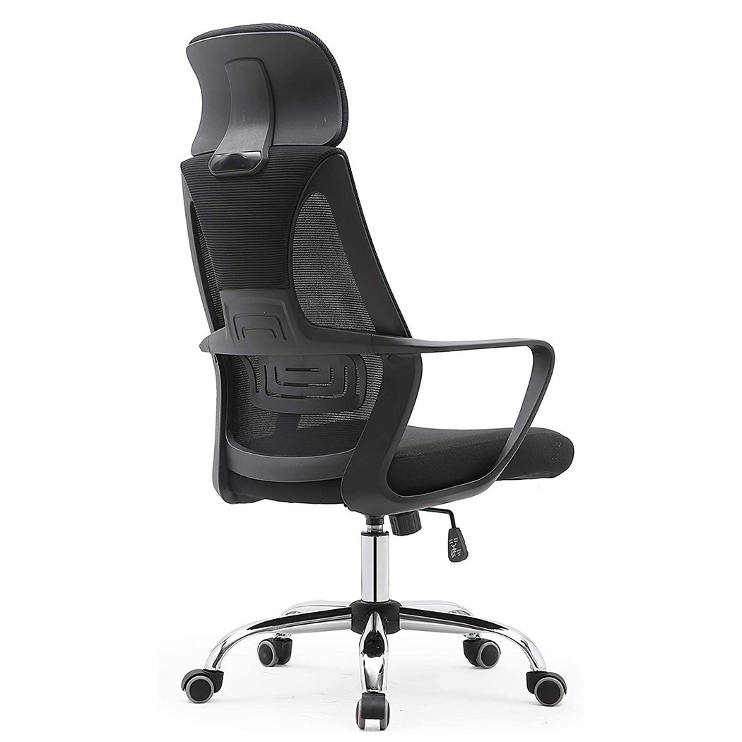 Silla de oficina ejecutiva Genius de acero transpirable con reposacabezas XL - Imagen 15 de 30