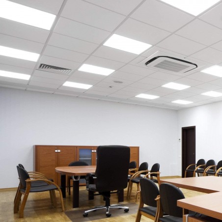 606016 Panel de luz LED 48 vatios 6500K empotrable 60x60 cm luz fría clase A