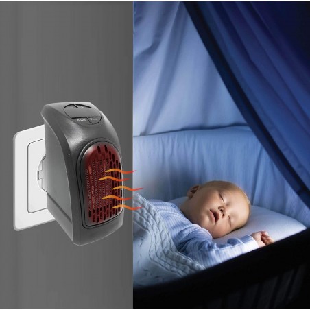 871903 Calentador eléctrico 350WTT calienta hasta 23m² temperatura hasta 32 °