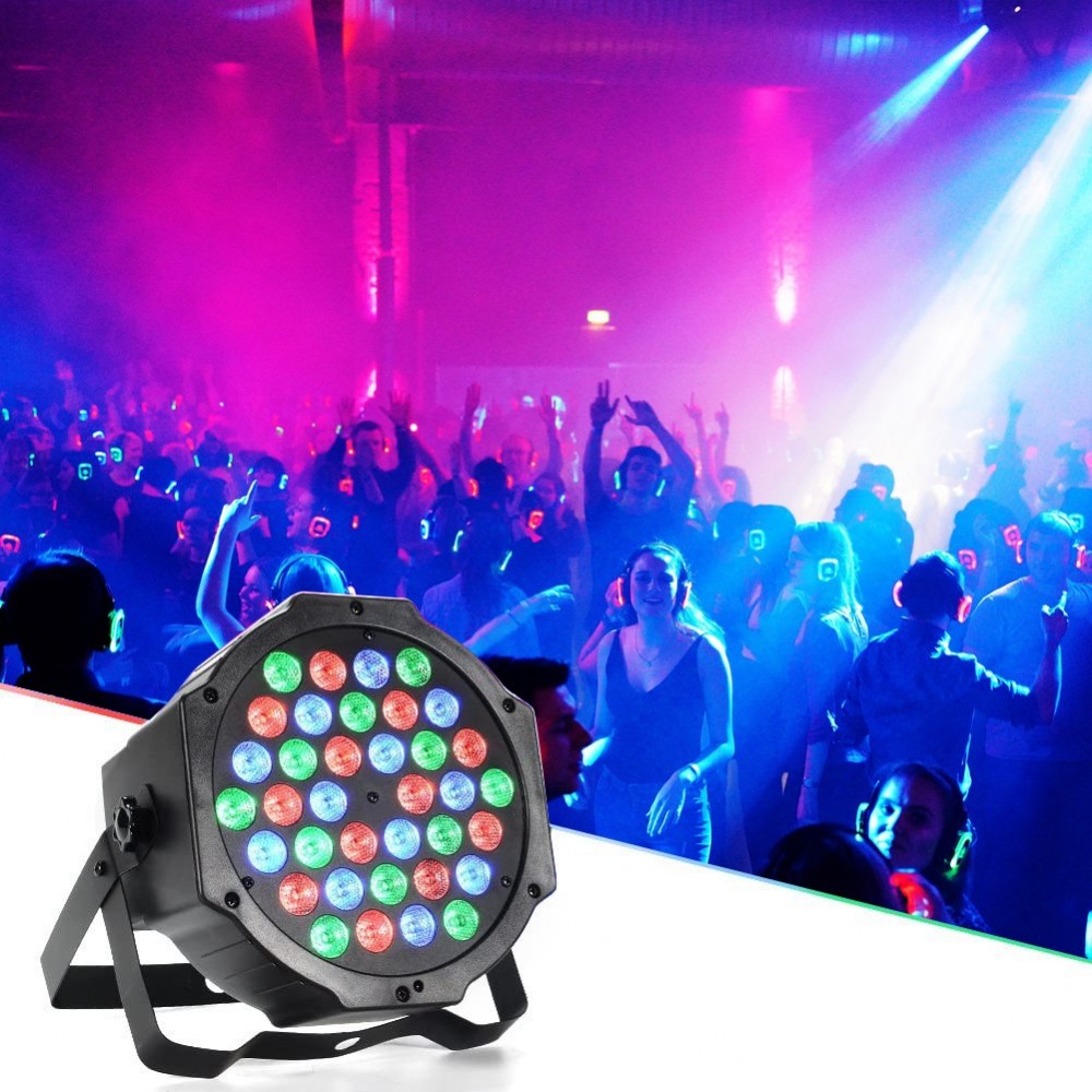 000364 Foco luz estroboscópica rgb 36 LED de...