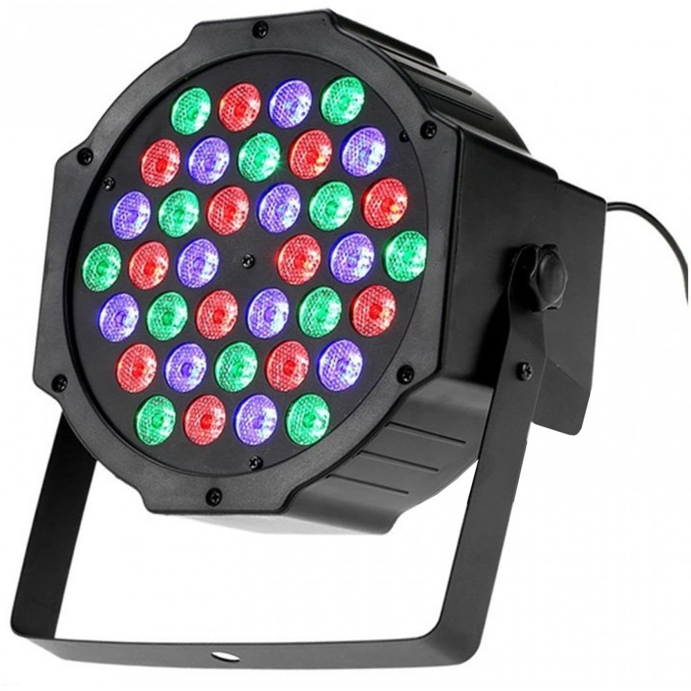 000364 Foco luz estroboscópica rgb 36 LED de...